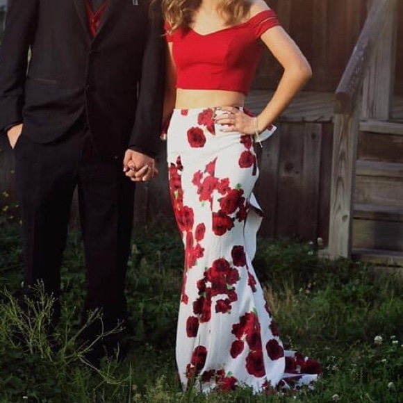 jcpenney red prom dresses
